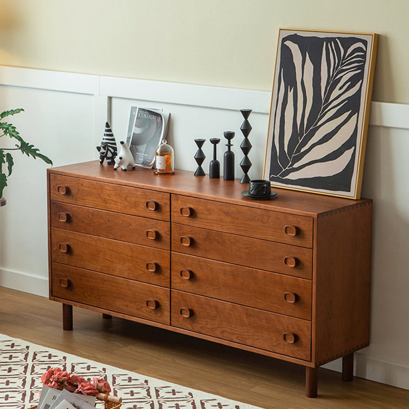 Metal Mortise And Tenon Square Handle Buffet Table
