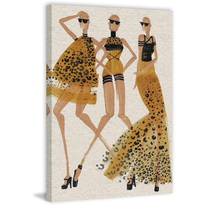 Golden Girls II - Wrapped Canvas Painting, 152 cm H x 102 cm W x 4 cm D