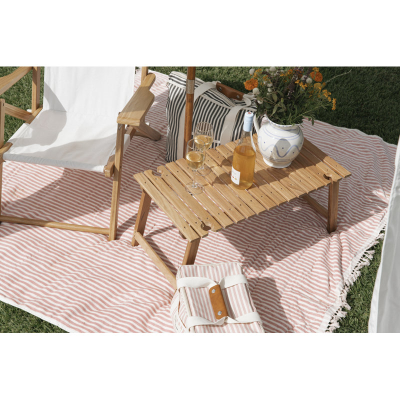 28'' Solid Wood Rectangular Portable Folding Table