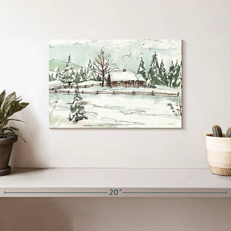 Alvord Cozy Winter Wonderland, H 8 po x l 12 po