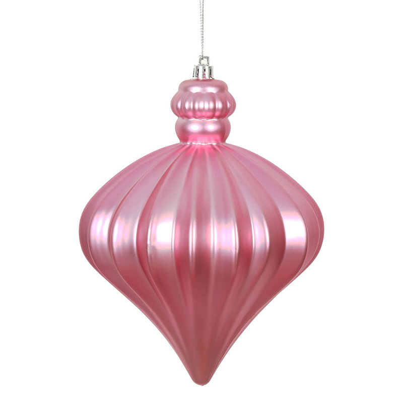 Ornement de Noël oignon 6 po, Rose