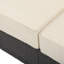 4 pièces Garden Lounge - Coussin brun et beige d'extérieur moderne avec coussins