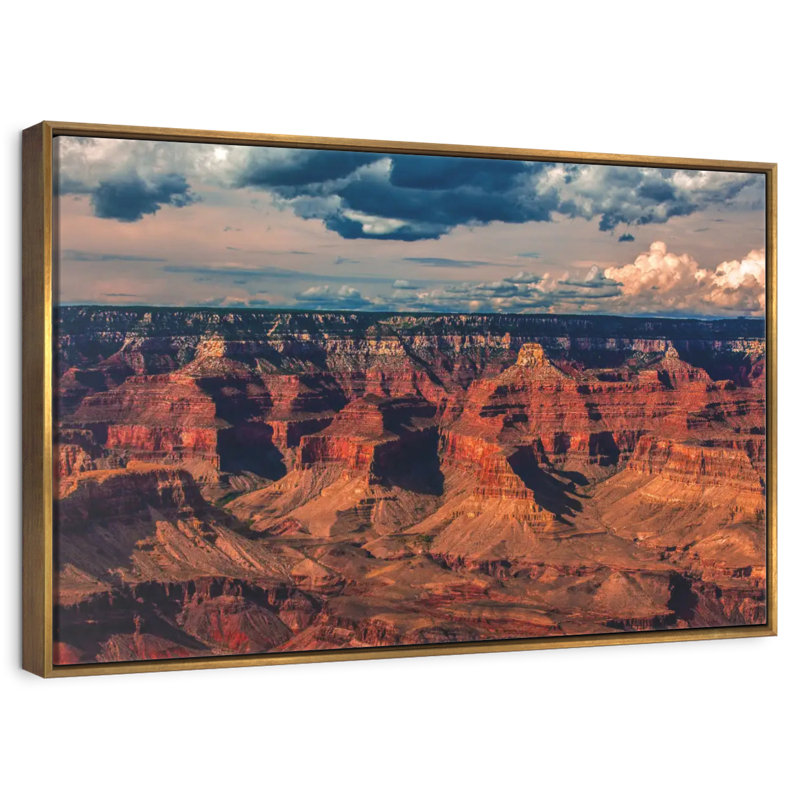 Southern Canyon, Grand Canyon, Arizona, Cadre flottant doré, 37 po x 25 po