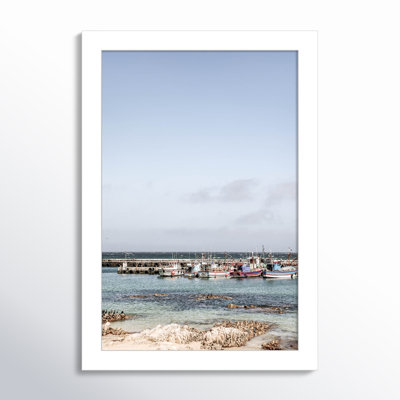 Kalk Bay Beach by Shot by Clint Wood Framed Wall Art Print