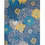 Tapis bleu / jaune Lahoma-352079798
