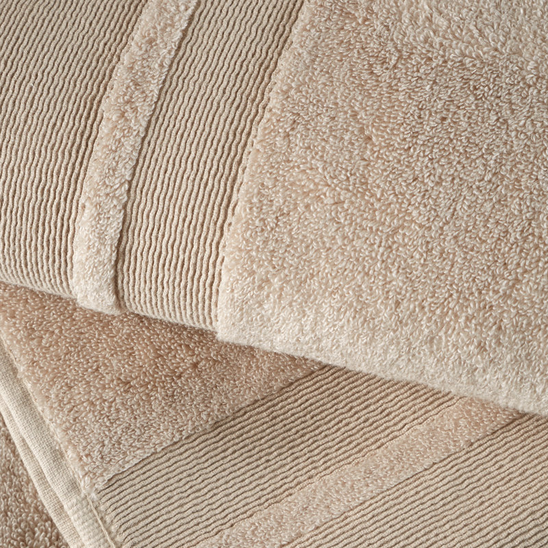 Zero Twist Cotton Modal Hand Towel, Beige