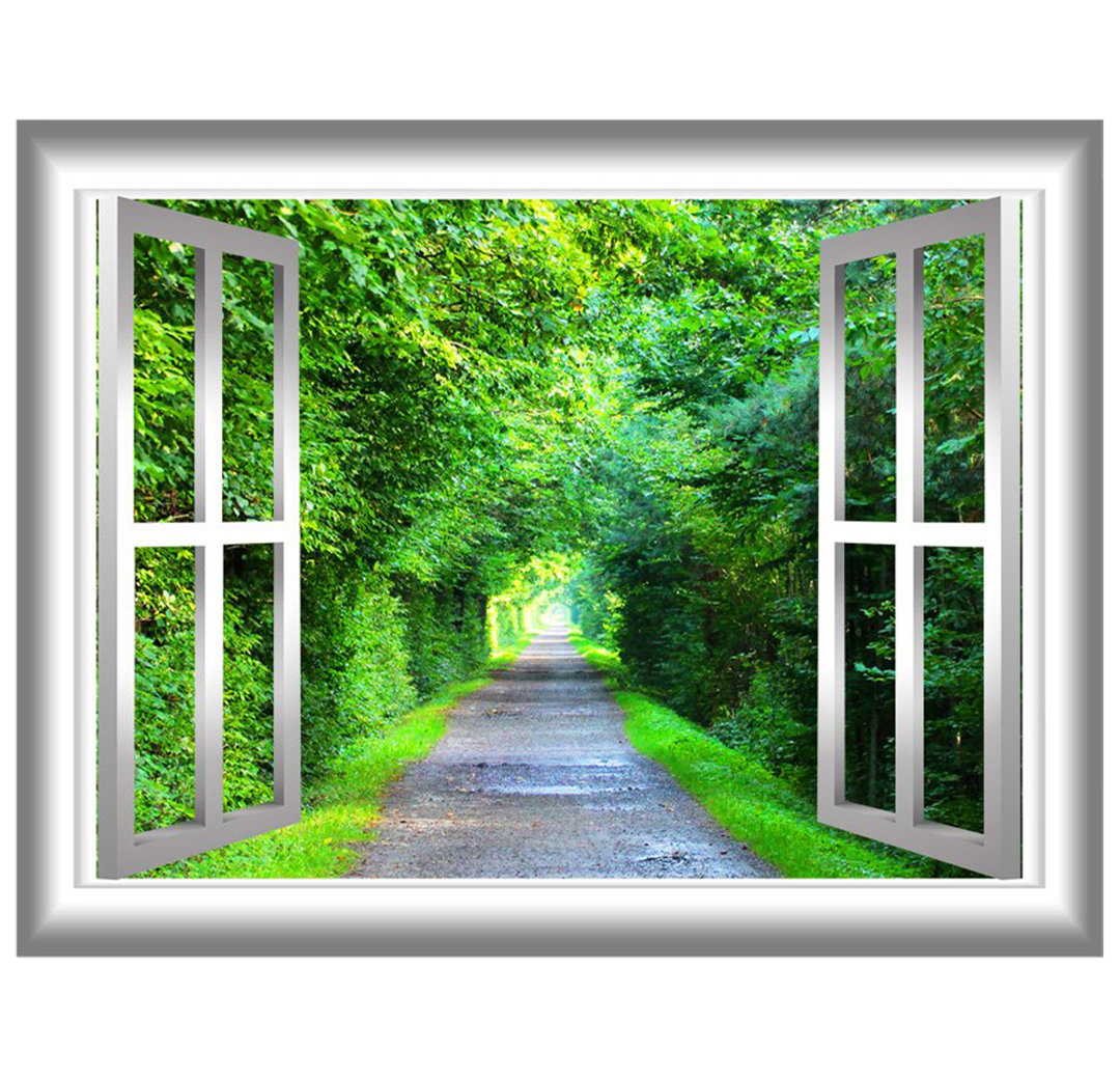 3D Forest Greenery Wall Decal East Urban Home