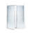Legend Series 44" x 69" Hinged Framed Shower Door-17916147-17916148
