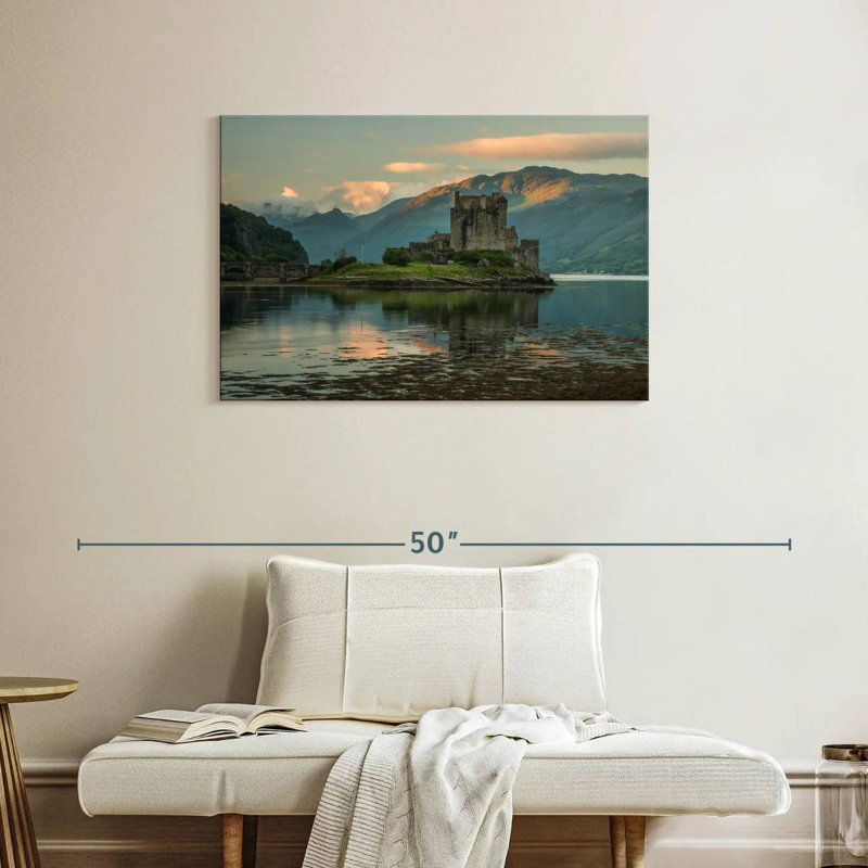 Eilean Donan Castle West, H 24 po x l 36 po