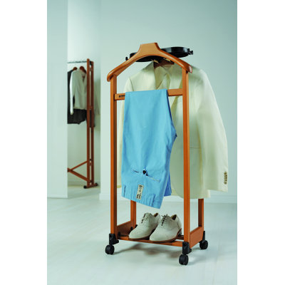 Solid Wood Freestanding Valet Stand