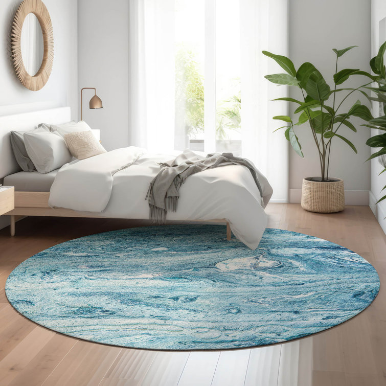 Premium Machine Washable Cerrito Sky Rug