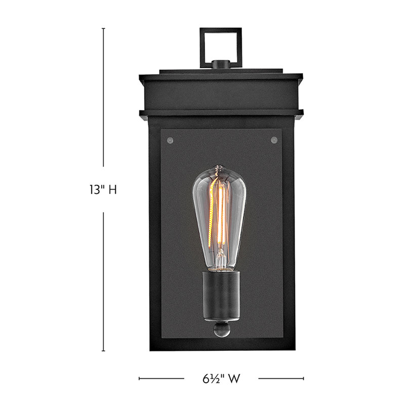 Cole 13" Outdoor Wall Mount Lantern - Coastal Elements Collection