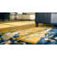 Antique Chinese Art Deco Room Size Wool Pile Gold Color Rug