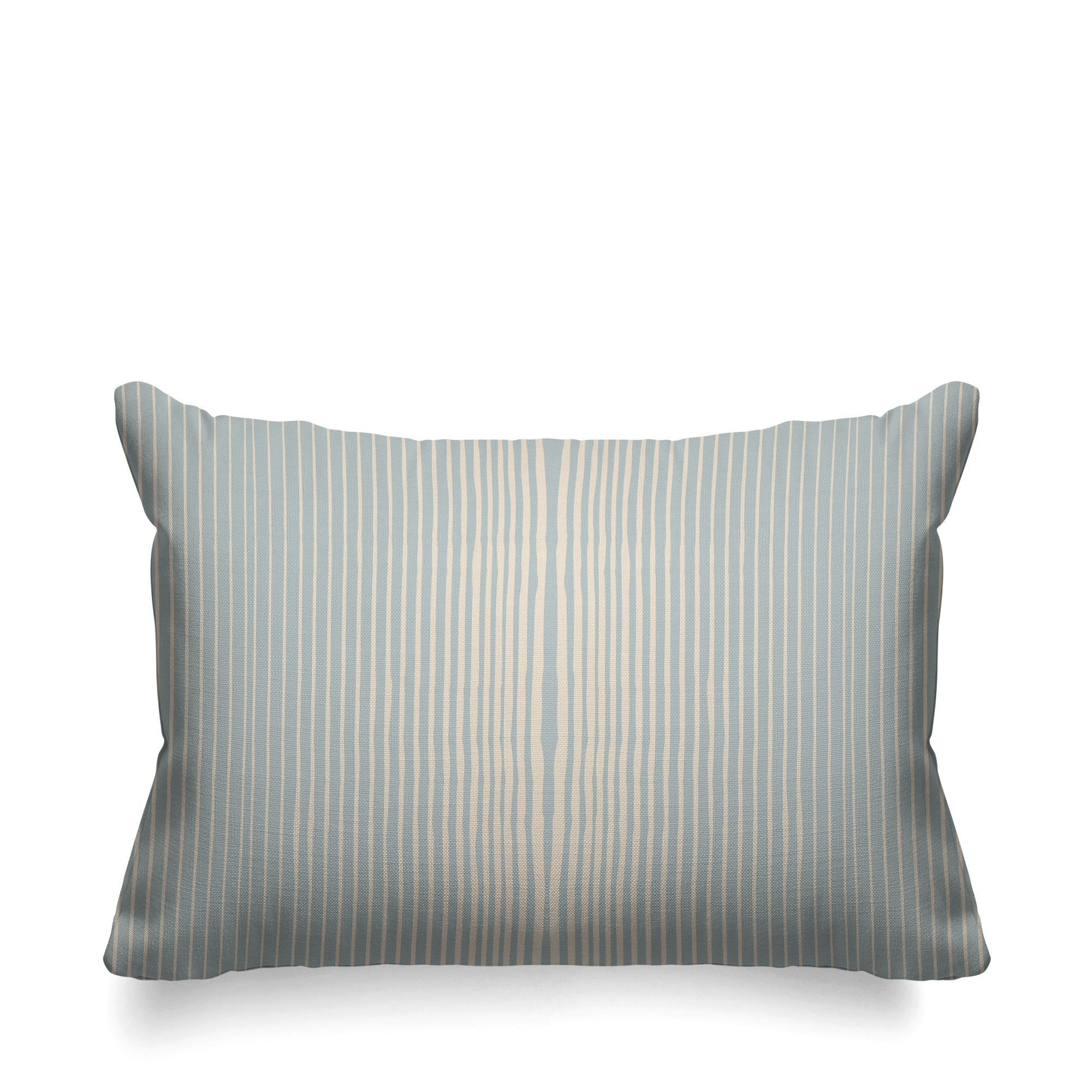 Ash Indoor/Outdoor Lumbar Throw Pillow, Blue