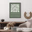 Abstrait vert sauge matisse abstraite, reproduction d'art bohémienne sans cadre-479346009
