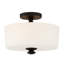 Plafonnier semi-encastré 2 lumières 12,5 po Nula-48425250