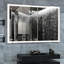 Miroir mural de salle de bain surdimensionné 60X40 pouces