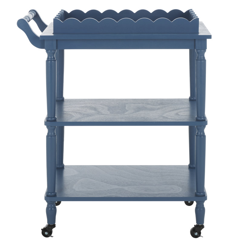 Haven 3 Tier Dining Cart, Blue
