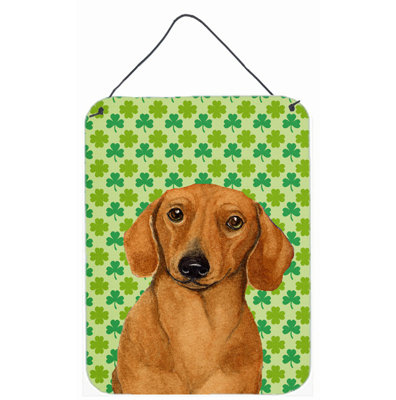 St. Patrick's Day Shamrock Print on Plaque