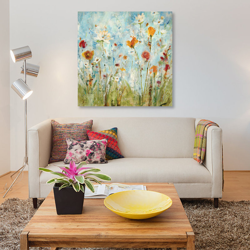 «Jounce», reproduction sur toile, H 37 po x l 37 po x p 1,5 po, Toile tendue, Pas de tapis