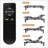 Adjustable Bed Base Frame with Head and Foot Incline, Wireless Remote, Zero Gravity, Quiet Motor, Black, Queen Size
