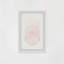 «Three Pink Circles», reproduction encadrée-1759004519