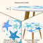 Ensemble de 2 tables basses gigognes Triangle
