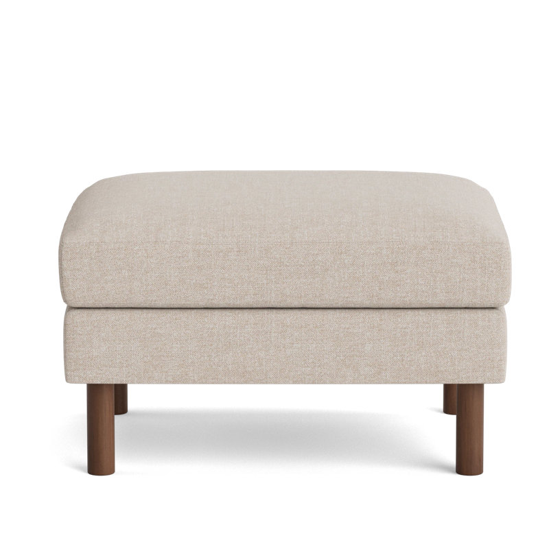 Laguna Ottoman, Performance Weave - Natural
