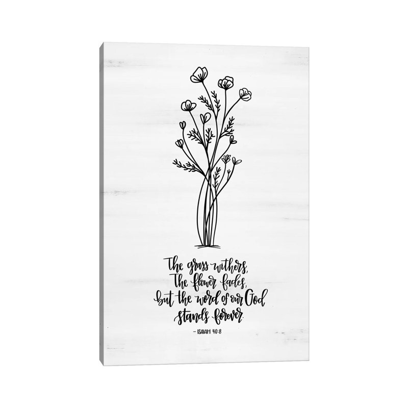 Word Of Our God by Imperfect Dust - Wrapped Canvas Print, 20.32 cm H x 30.48 cm W