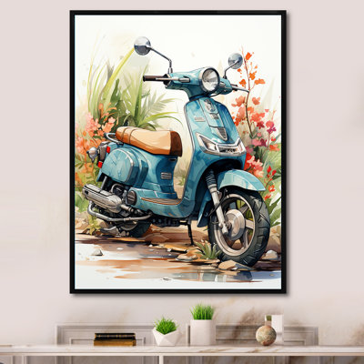 " Blue Scooter Coastal Cruiser I "
