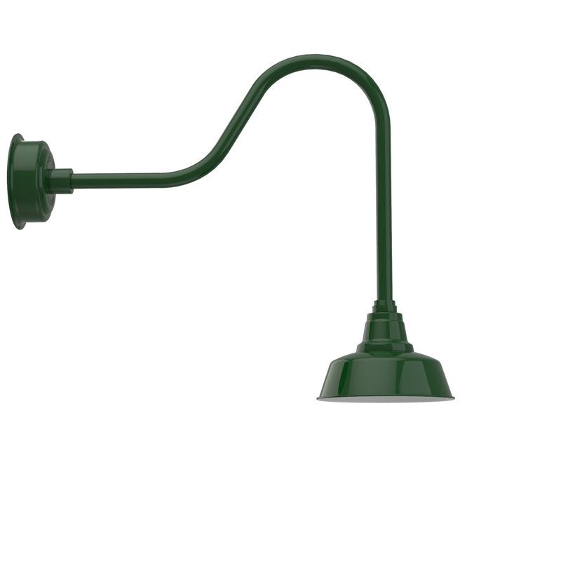 Luminaire de grange d'extérieur Vandervliet, Bronze acajou, 26.125" H x 27" W x 14.25" D