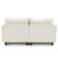 Canapés modernes en chenille beige, canapé compact 2 places avec rangement USB-1005658415