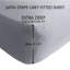 Satin Stripe 300 Thread Count Fitted Sheet-17079274-17857062