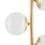 Lampe sur pied à 3 globes Everly Quinn Lindy avec base en marbre