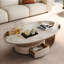 Pedestal Coffee Table with Storage