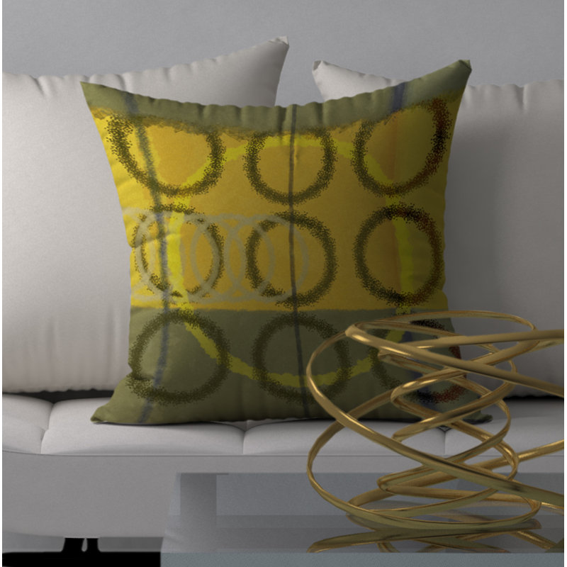 Geometric Reversible Throw Pillow, 18" x 18"