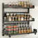 Adjustable 3-Tier Spice Rack Organizer For Cabinet - Heavy-Duty Rust-Proof Metal Kitchen Storage Shelf For Pantry And Bathroom