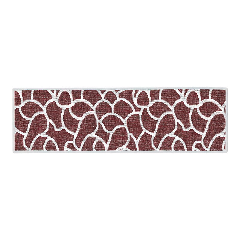 Tapis de marche intérieur antidérapant 9 po x 28 po Stone Design, Marron