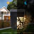 Satin Black Solar Powered Integrated LED Deck Light Kit