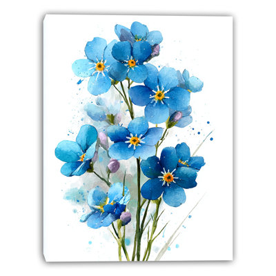«Coastal Petals», art mural sur toile tendue