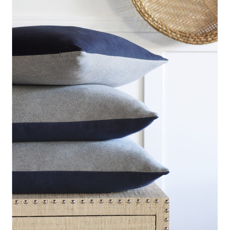Hansel by De Medici Flannel Sham, Navy, Euro