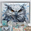 Hiboux aux yeux de la sagesse - hibou, art mural encadré-97092701-97092706