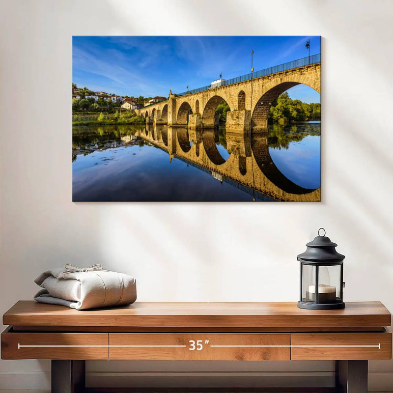 Ponte Da Barca Bridge, 16" H x 24" W