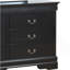 Commode élégante noire