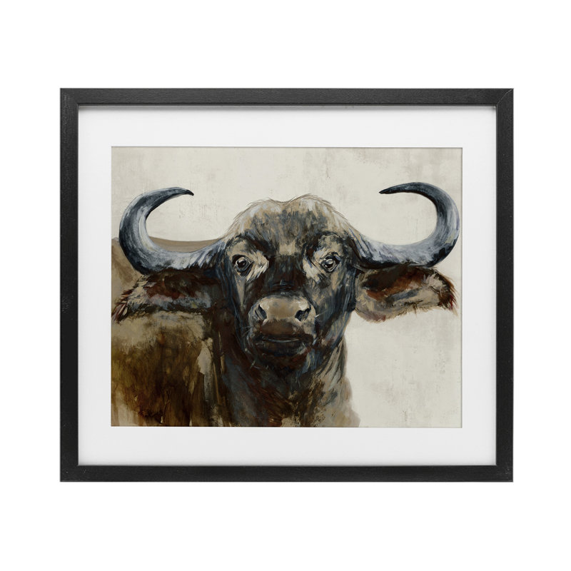 Highland Spirit Portrait, reproduction encadrée sous verre, conception de Jacob Q, H 13 po x l 16 po, Cadre noir minuit