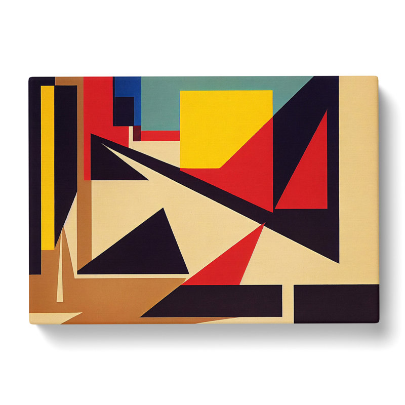 Art Suprematism - Wrapped Canvas, 35cm H x 50cm W x 3cm D