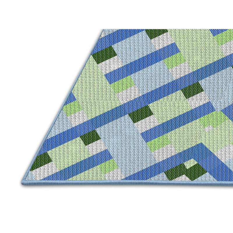 Tapis bleu Kinsella, Rectangle 5 pi x 7 pi