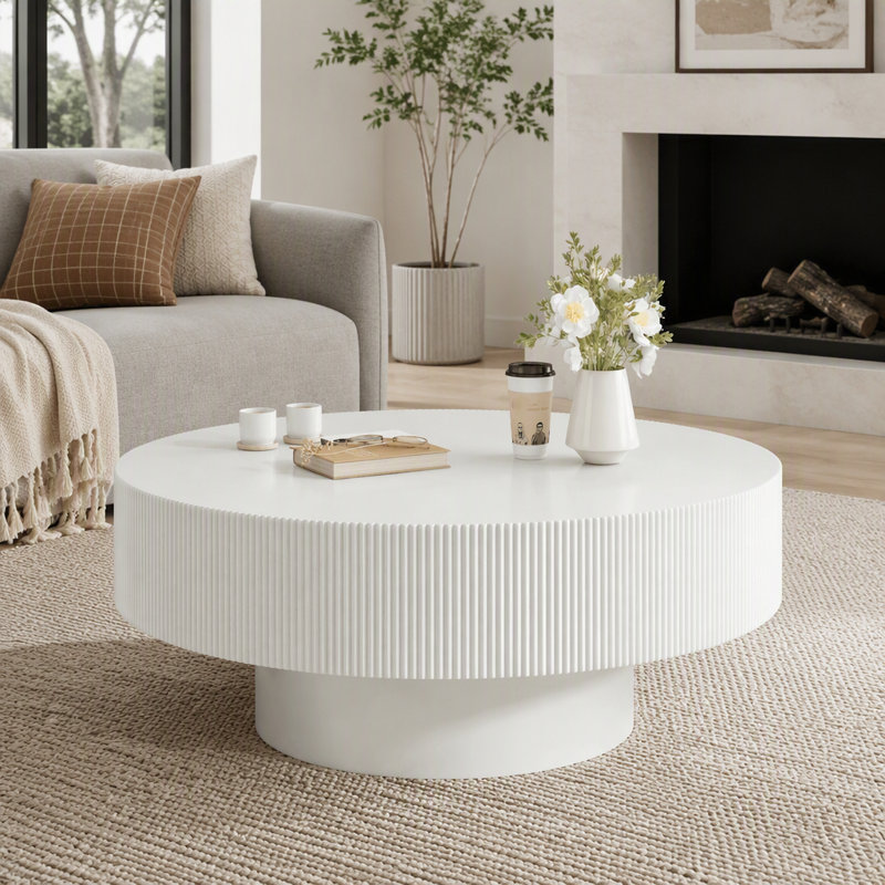 Table basse élégante Elegant Easy, Blanc