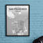 San Francisco City Map - No Frame Print-504845349