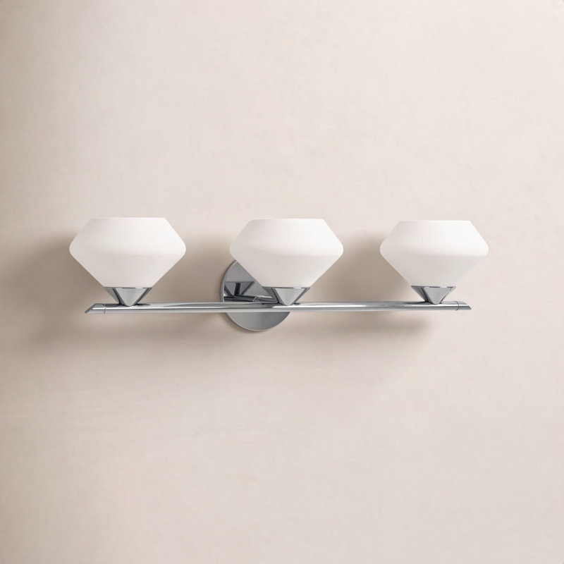 Junius 3 - Light Dimmable Vanity Light, Polished Nickel